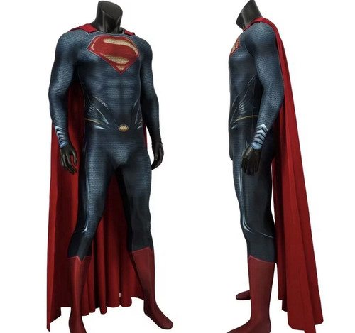 Costume uomo acciaio supereroe