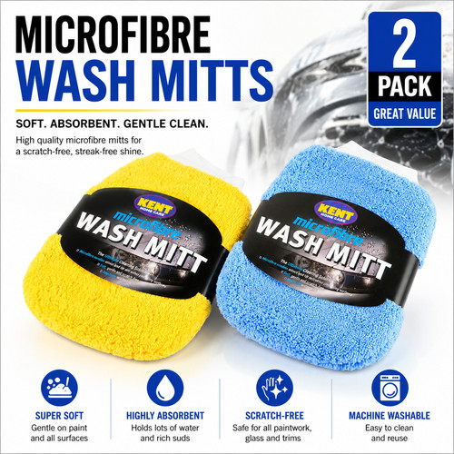 Kent microfibra wash mitt - kent,